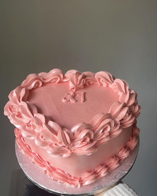 Heart shaped cake